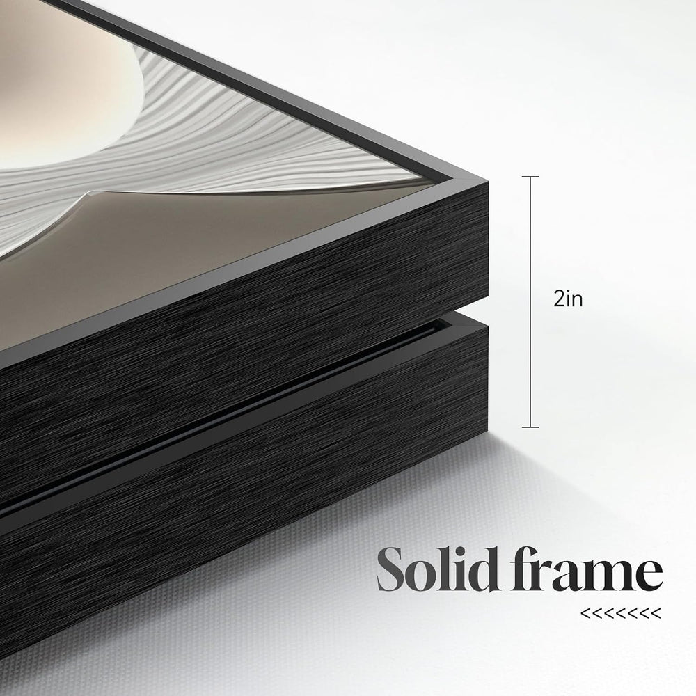 Framed Sliding Wall Mounted Full Length Mirror, Modern Full Body Mirror