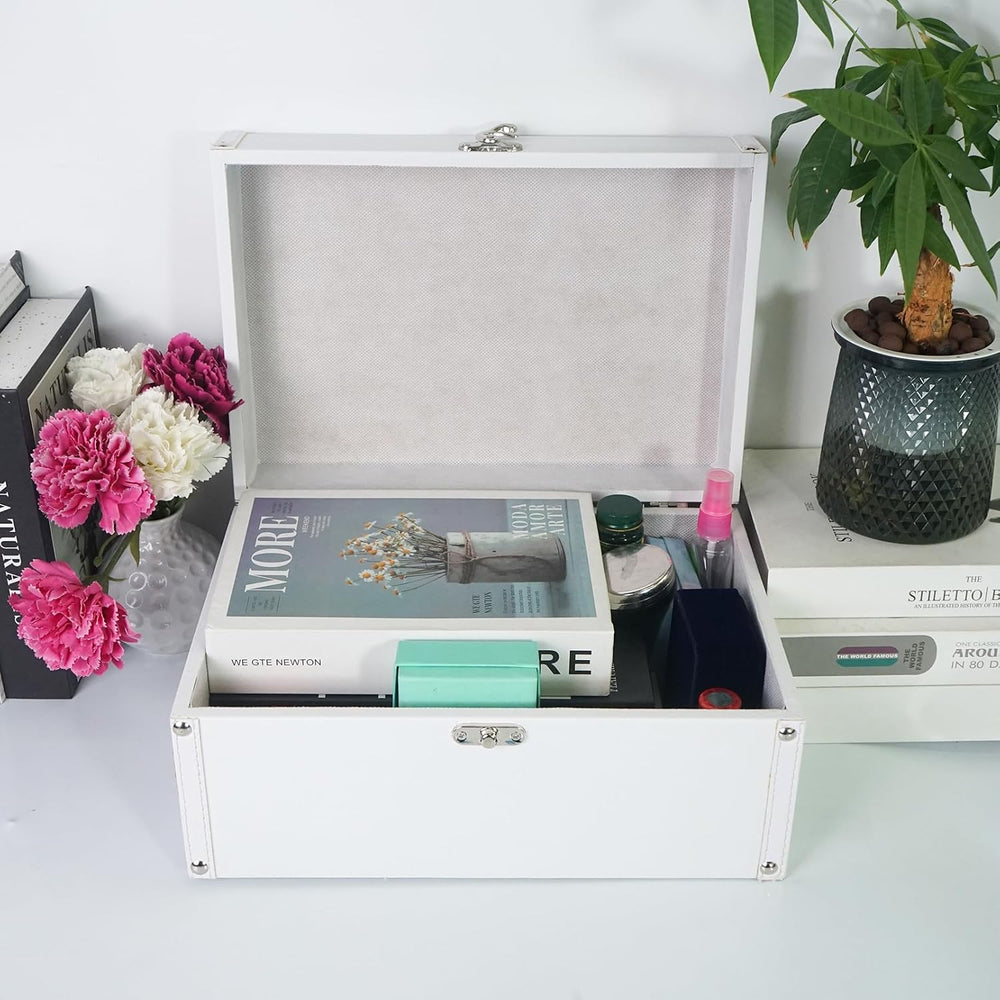 DreamsEden Wooden Decorative Storage Box with Handle