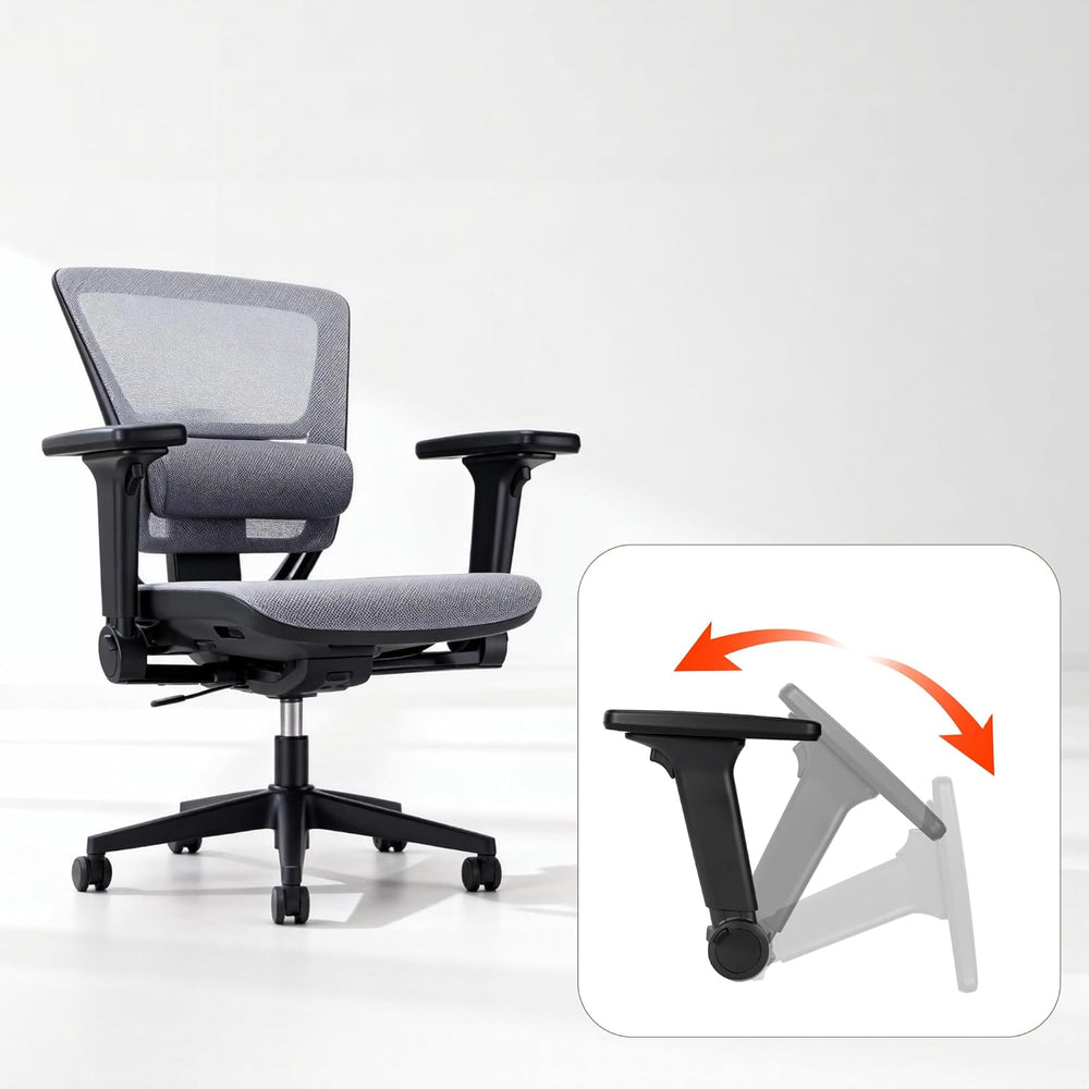 Frassie Height Adjustable Fold Down Chair Armrest Pair