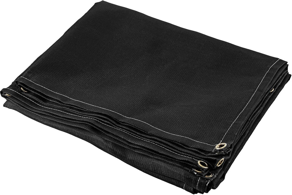VEVOR 6 x 10 Ft Welding Blanket Black Fiberglass Blanket Portable Fiberglass ...