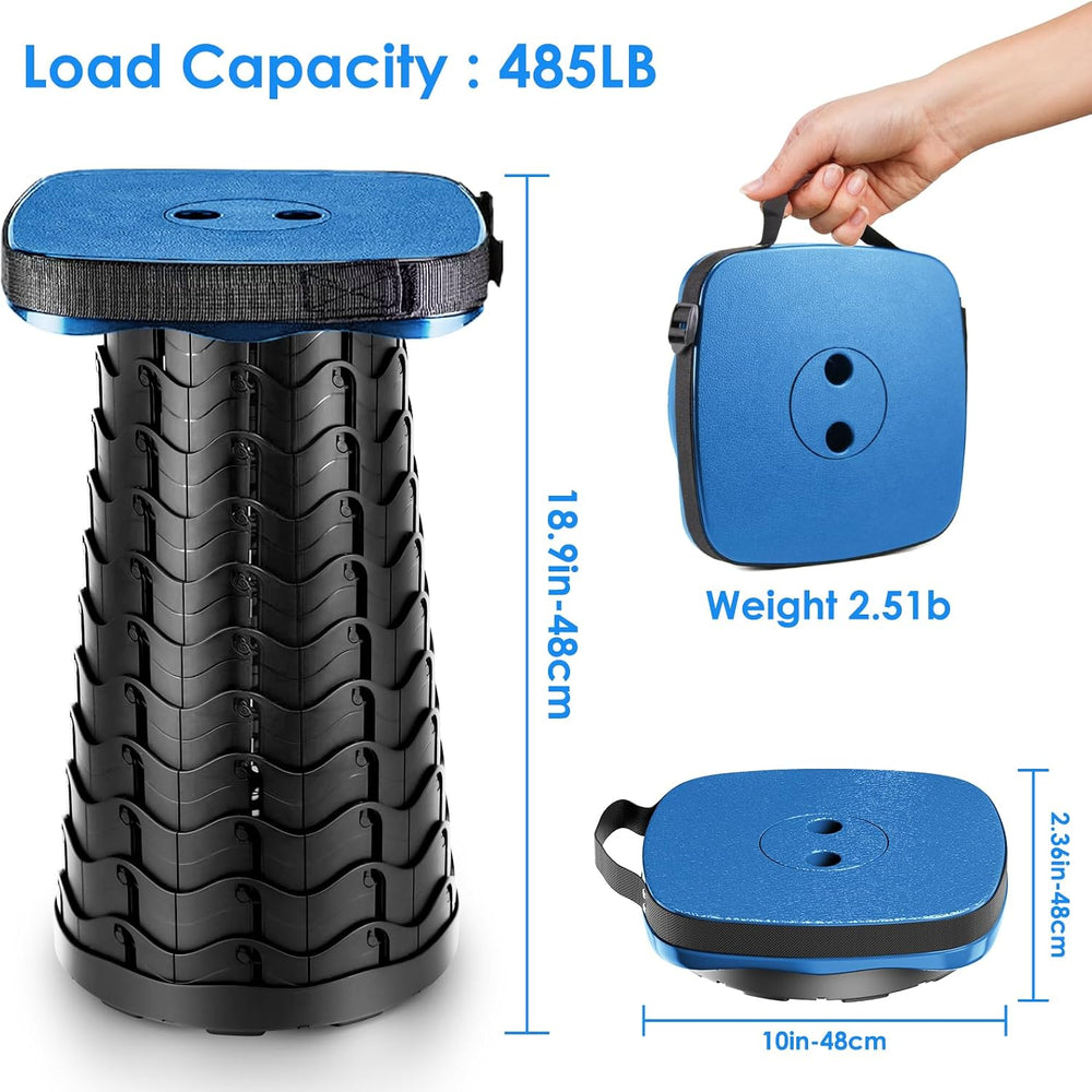 aboutool Collapsible Stool with Soft Removable Cushion & Waterproof Carry...