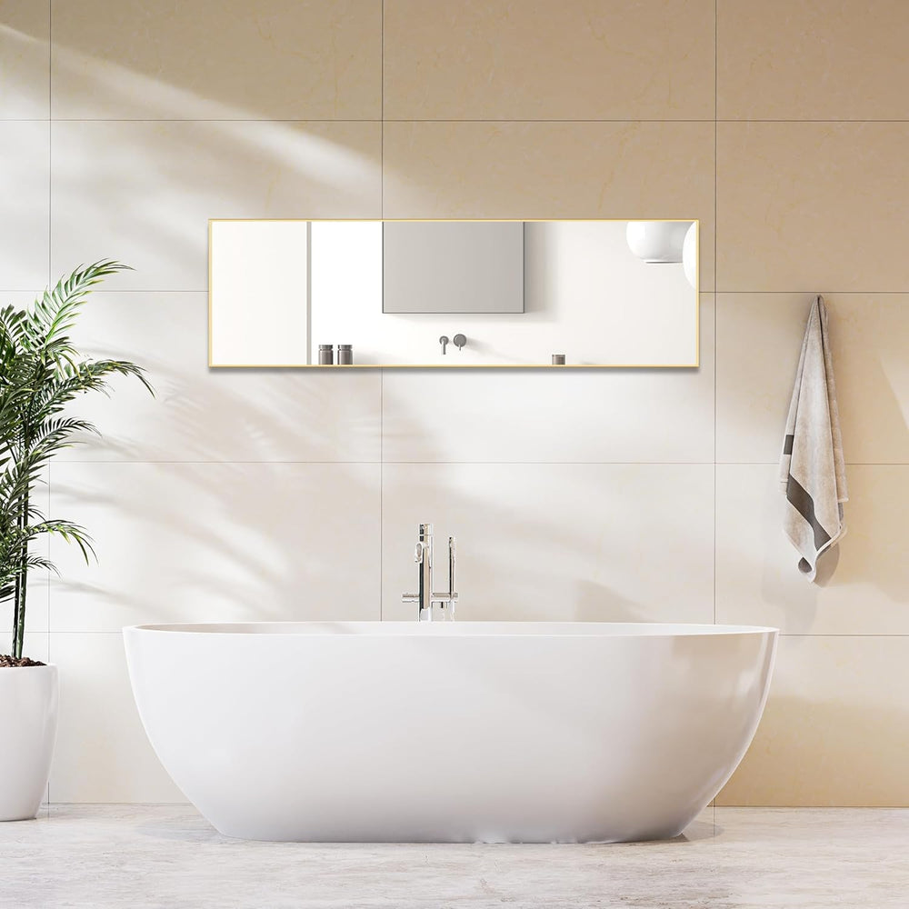 DUMOS Gold Full Length Mirror 59"x16.5" Full Body Floor Mirror for ...