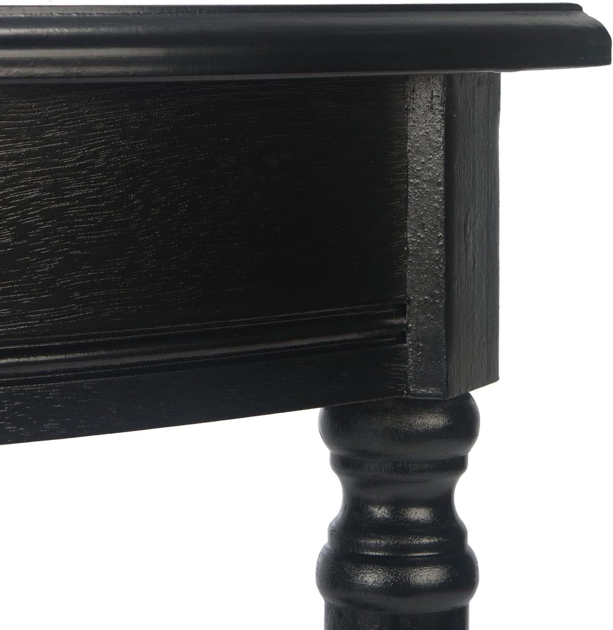 SAFAVIEH Tinsley Wood Console Entryway Table, 28" Black CNS5723B