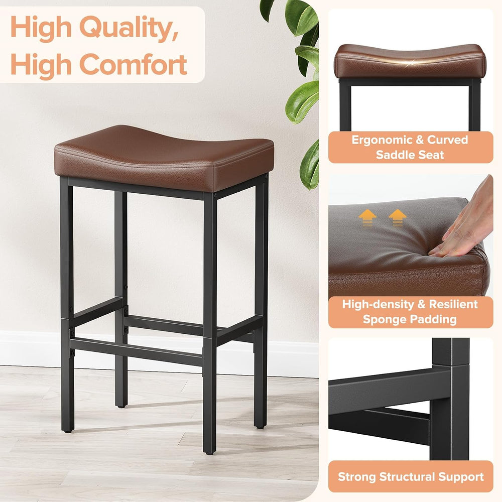 Compact 24 Inch Counter Height Bar Stools Set of 3
