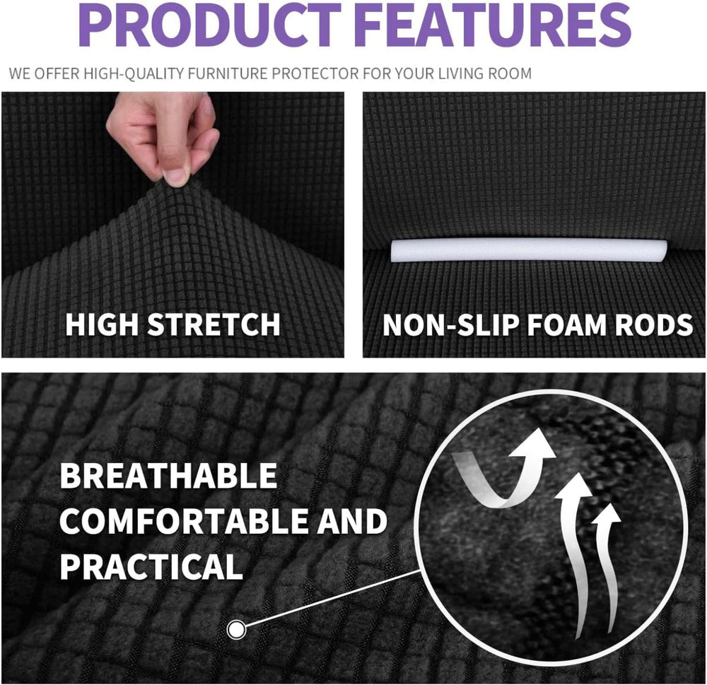 ZNSAYOTX Super Stretch Chair Slipcover Universal Sofa Chair Covers for Living...