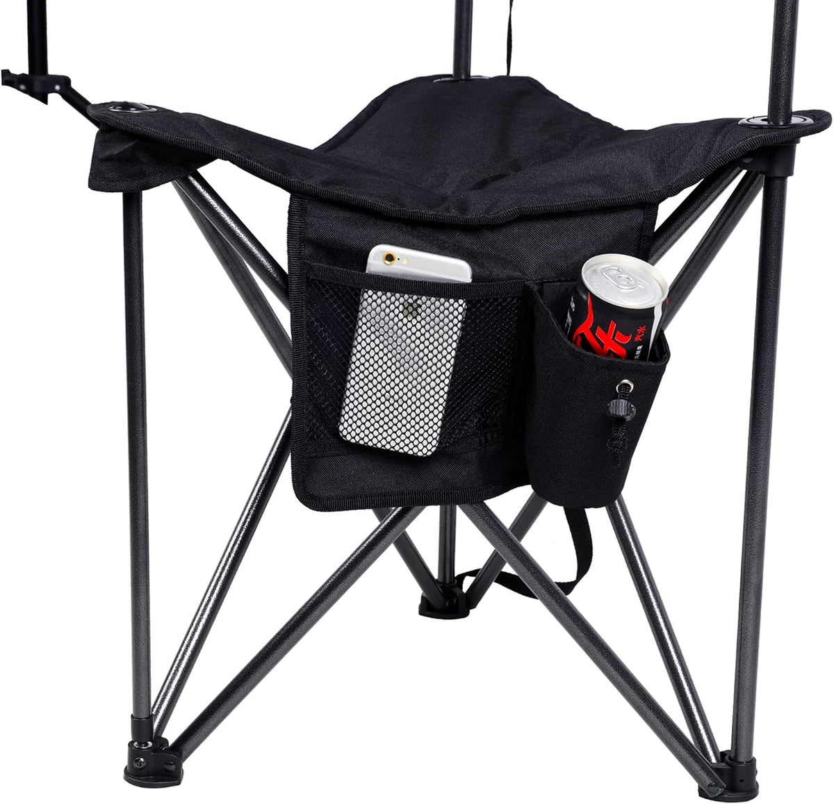 portal extra large quick folding tripod stool with showing dimensions