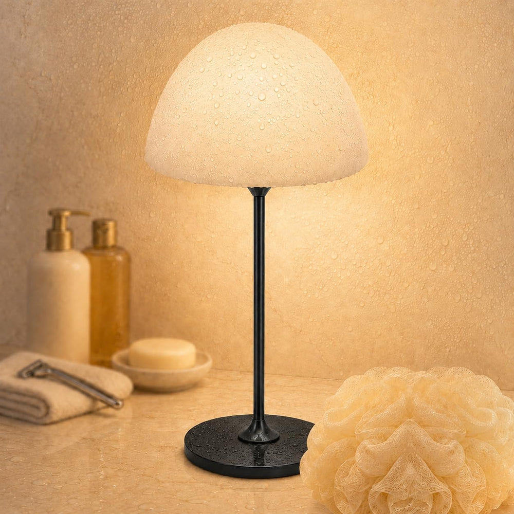 Waterproof Shower Mushroom Lamp Rechargeable Light Cordless