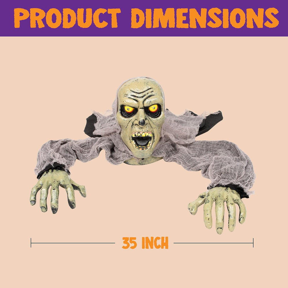 JOYIN Zombie Halloween Decoration Outdoor Groundbreaker Scary Halloween Grave...