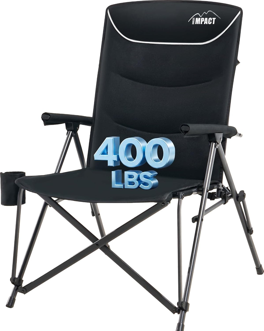Oversized High Back Folding Camping Chair, 400LBS