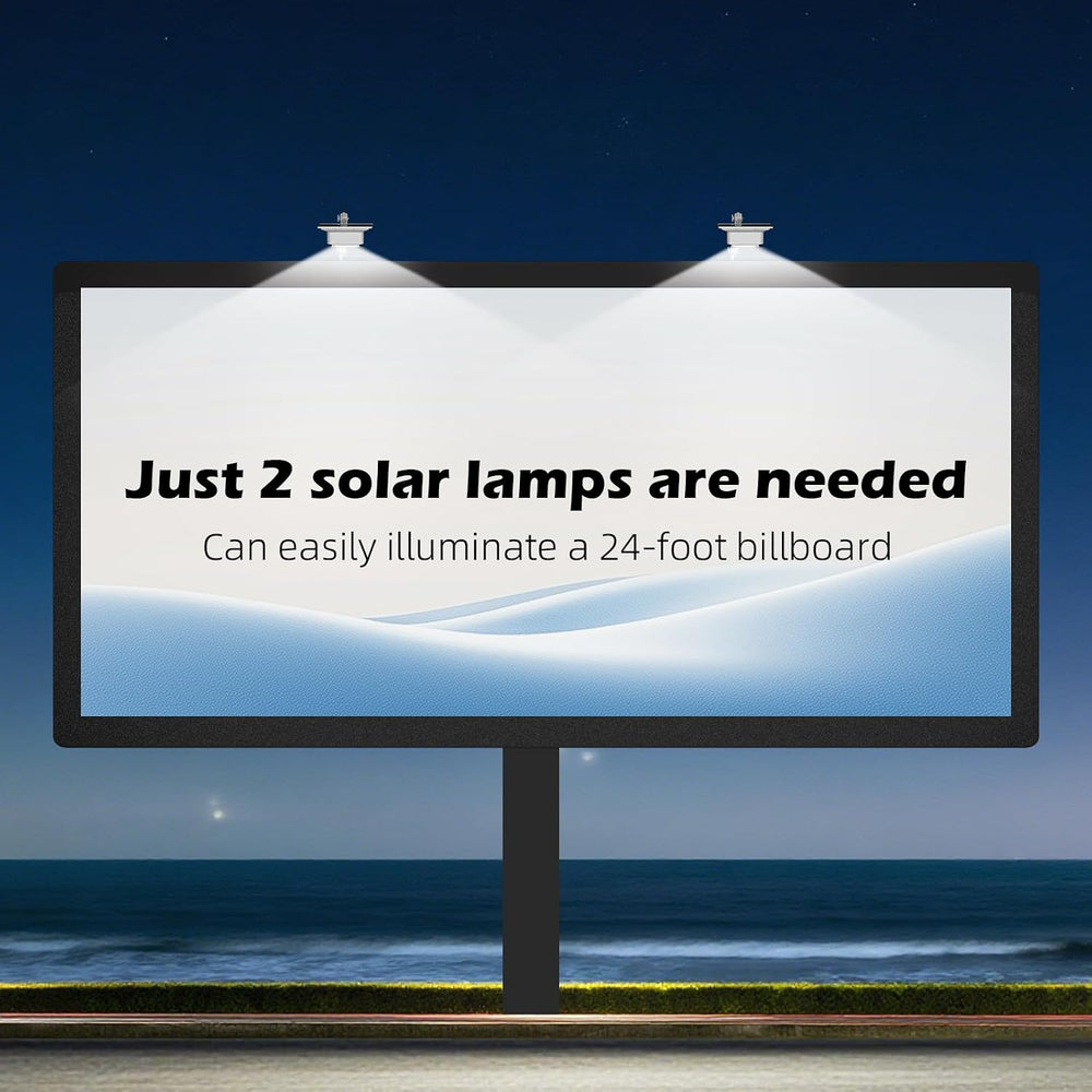 Solar Sign Lights Outdoor,108 led 5020 Lumen Solar Sign Light, 5000 mAh Billb...
