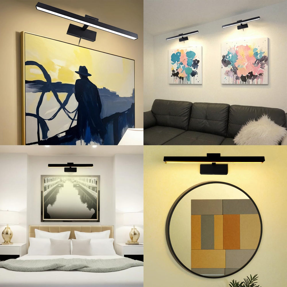 Picture Light for Paintings Plug in, 2700K Warm White Picture Lights, 16&quot...