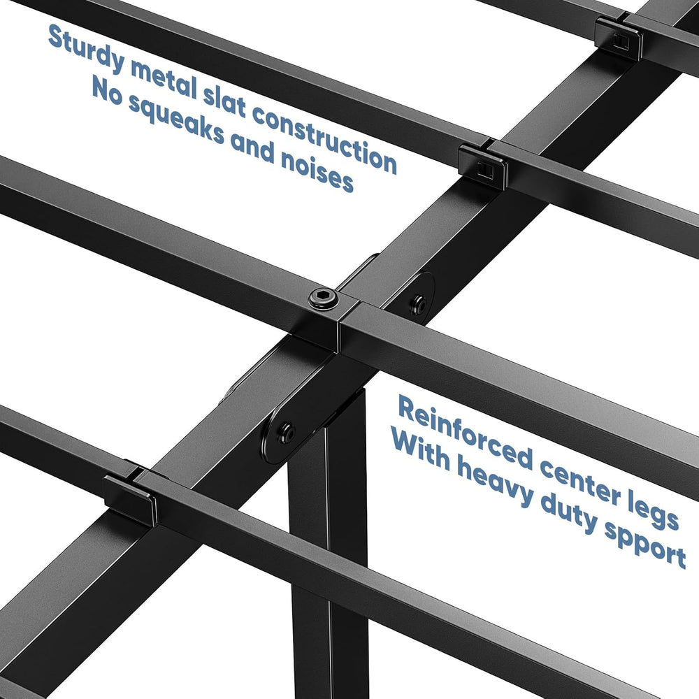 DUMOS Full Bed Frames, 18 Inch Height Metal Platform Bed Frame