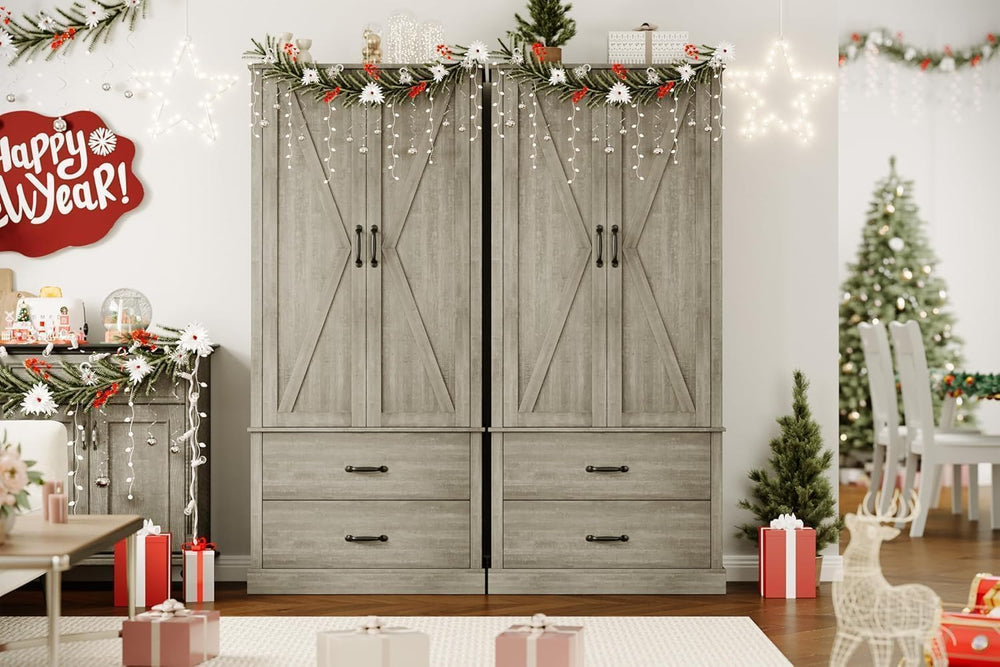 GarveeHome 64.4'' Tall Kitchen Pantry Cabinet with Adjustable Shelves...