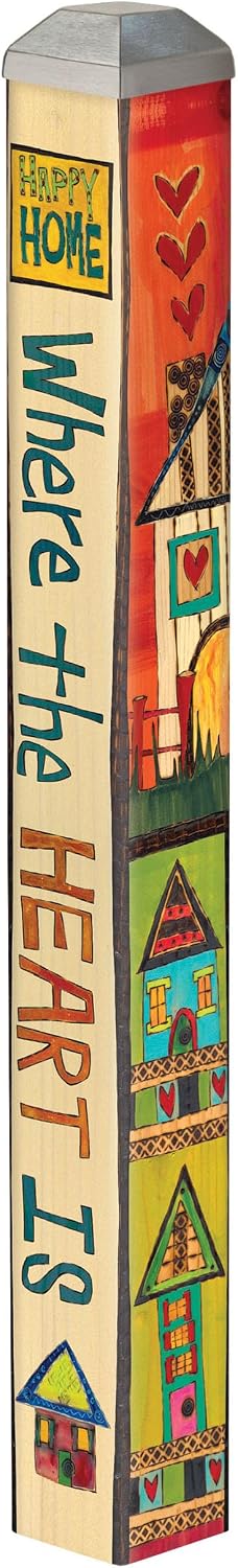 Studio M Art Pole, PVC Weather Resistant Pole with Vinyl Bowl 16 inches Tall ...