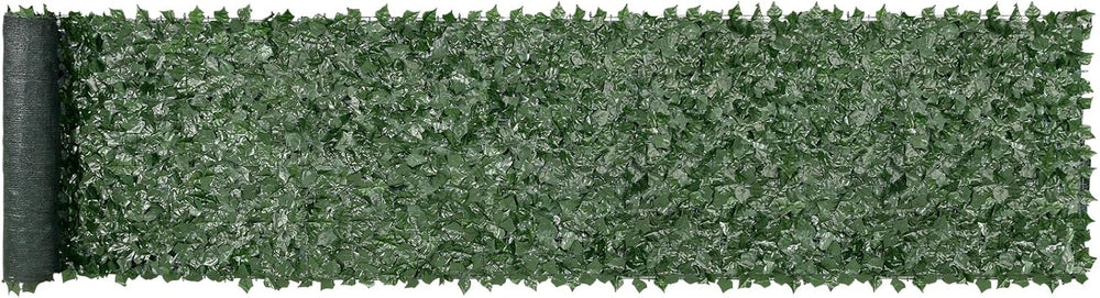 VEVOR Artificial Ivy Privacy Fence Screen, 39 x 198 in Faux Ivy Vine Leaf Hed...