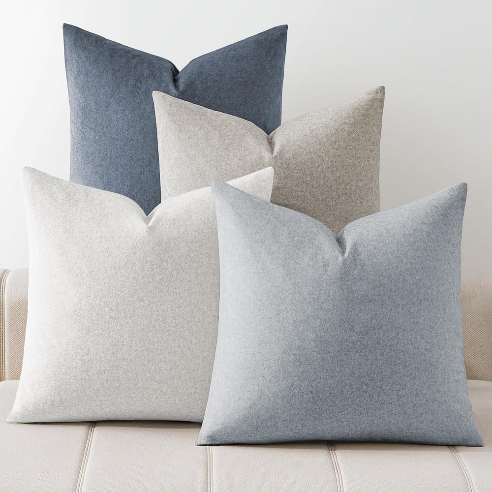 a moment Waterproof Throw Pillow Covers Set of 4,20x20 Inch Outdoor Stain Res...
