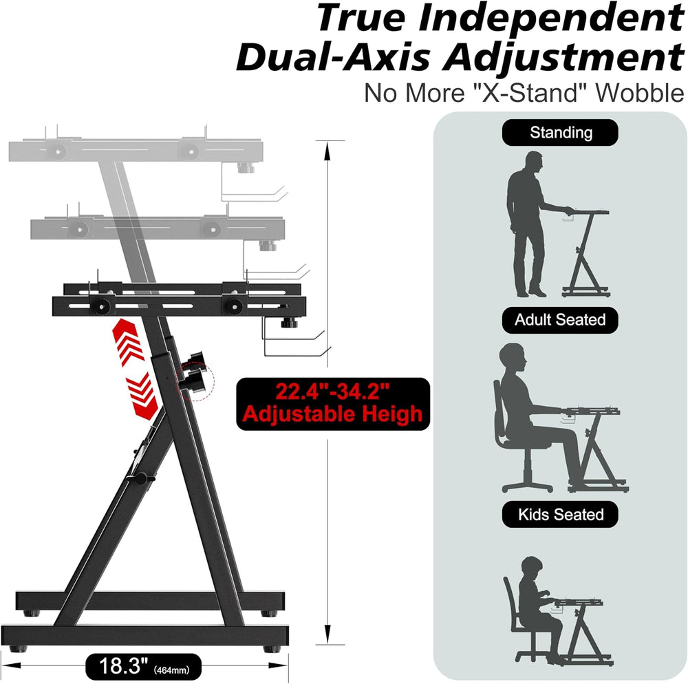 Z-Style Keyboard Stand for 54-88 Key Piano, Heavy Duty