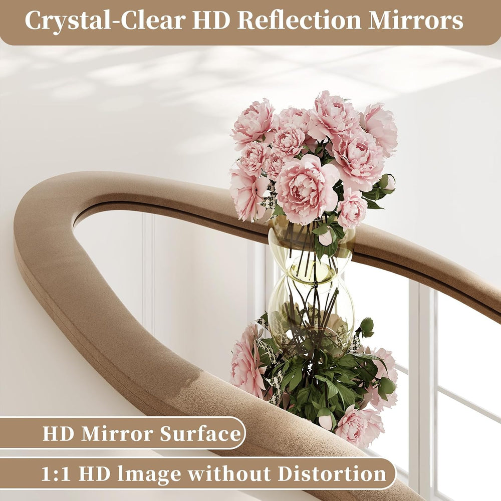Irregular Full Length Mirror Flannel 63"x24" Full Body Mirror