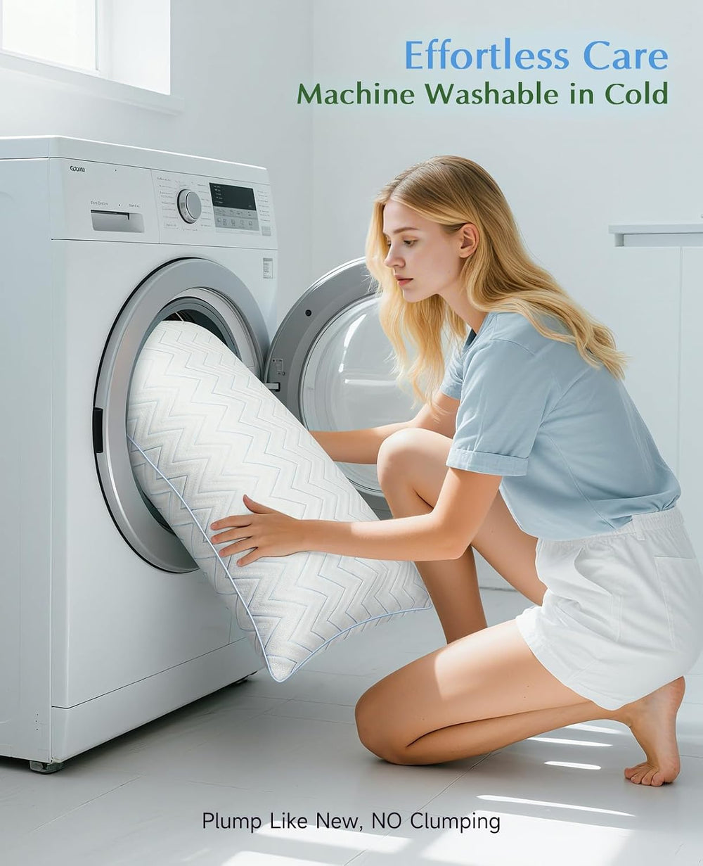 DIORIS Pillows Queen Size Set of 2, Cooling Bed Pillows for Sleeping
