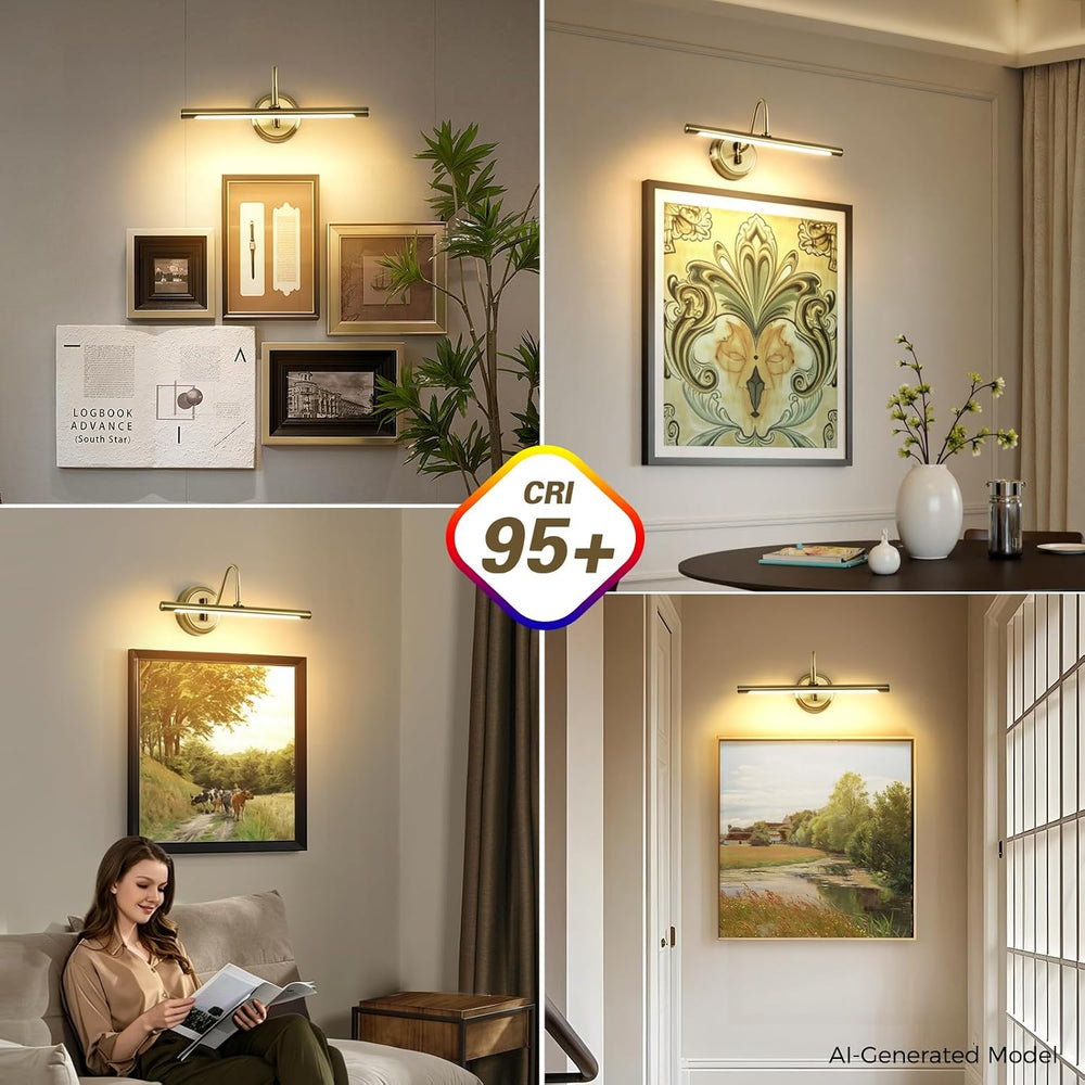 JOOSENLUX Modern LED Picture Lights Fixtures,Art Decor Metal Artwork Mini Acc...