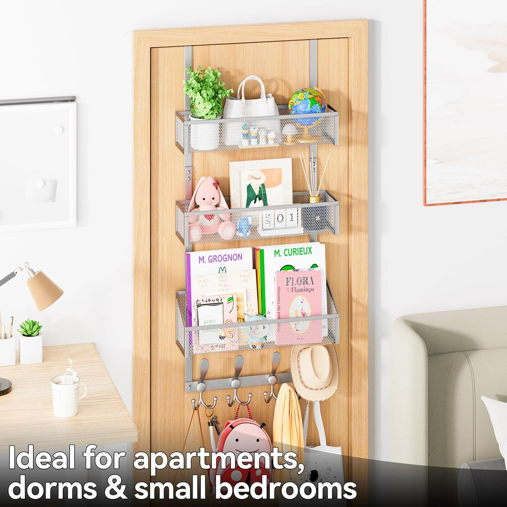 Kaiferty Over The Door Hooks Organizer, Coat Rack Over The Door Storage Hange...