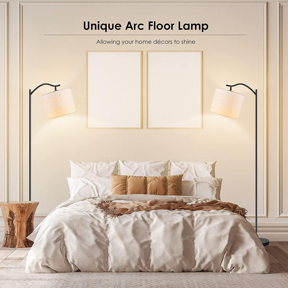 BoostArea Floor Lamp for Living Room,LED Arched Floor Lamps,Modern Standing L...