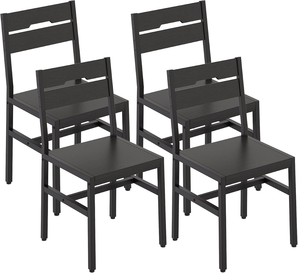RALGEND Black Dining Chairs Set of 4, Kitchen Chairs Set of 4