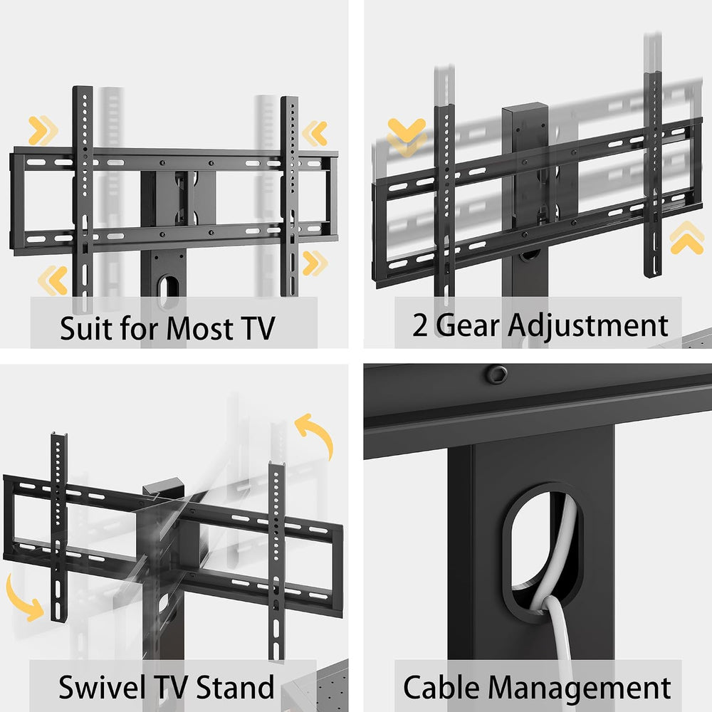 IRONCK 79 Inch TV Stand with Mount & Power Outlet for TVs up to 85",...
