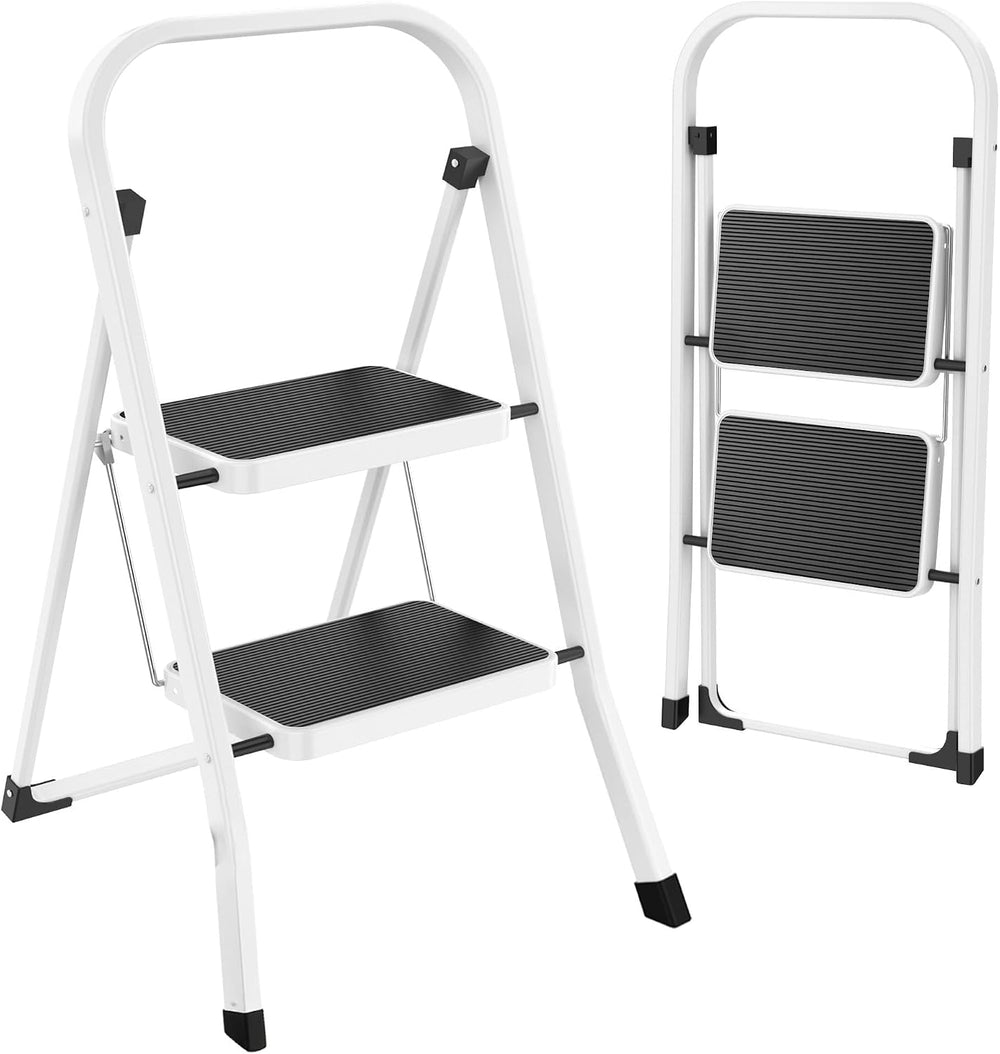 HBTower Step Ladder Folding Step Stool for Adults with Anti-Slip Pedal,330 lb...