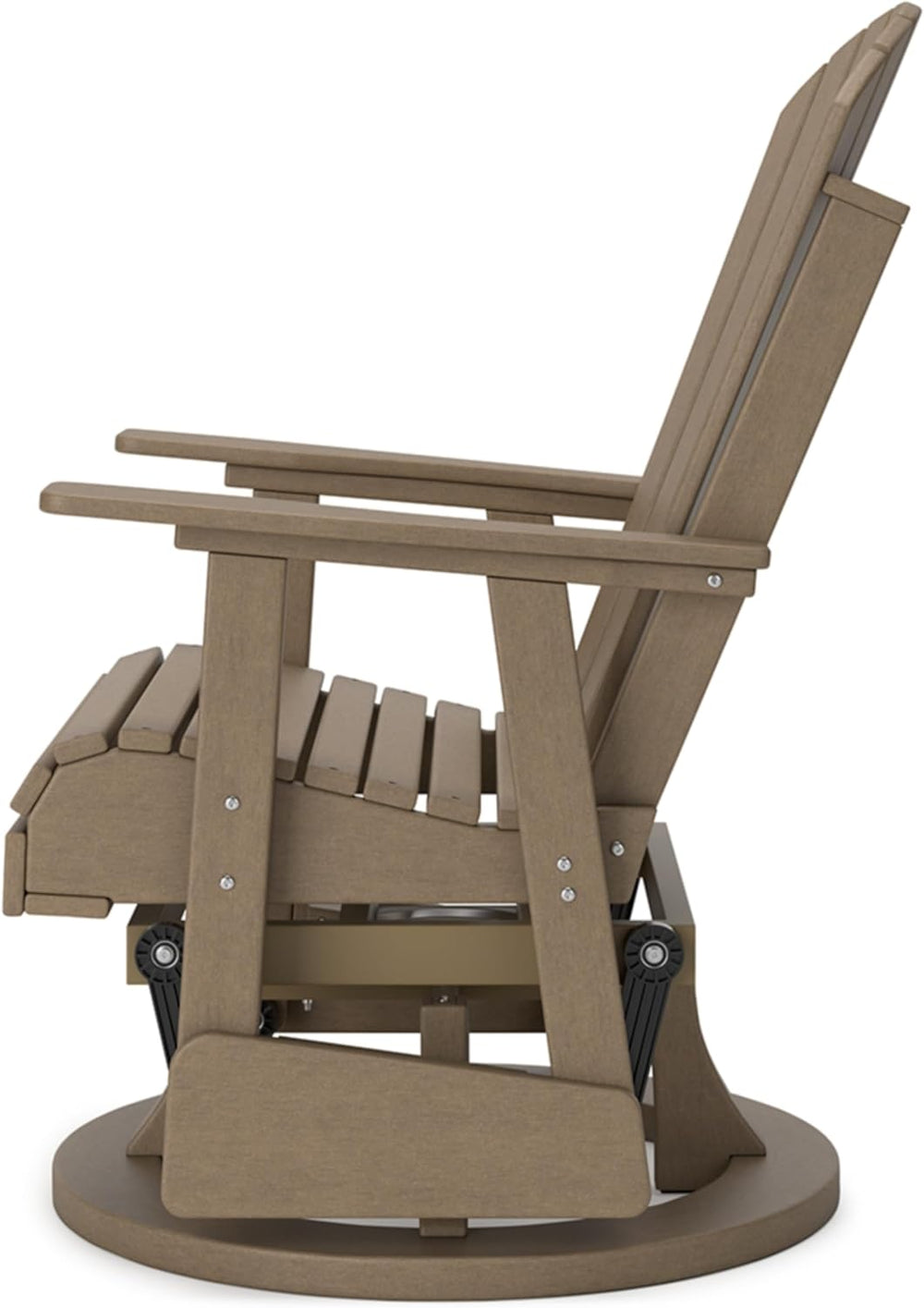 Signature Design by Ashley Hyland Wave Contemporary Swivel Glider Adirondack ...