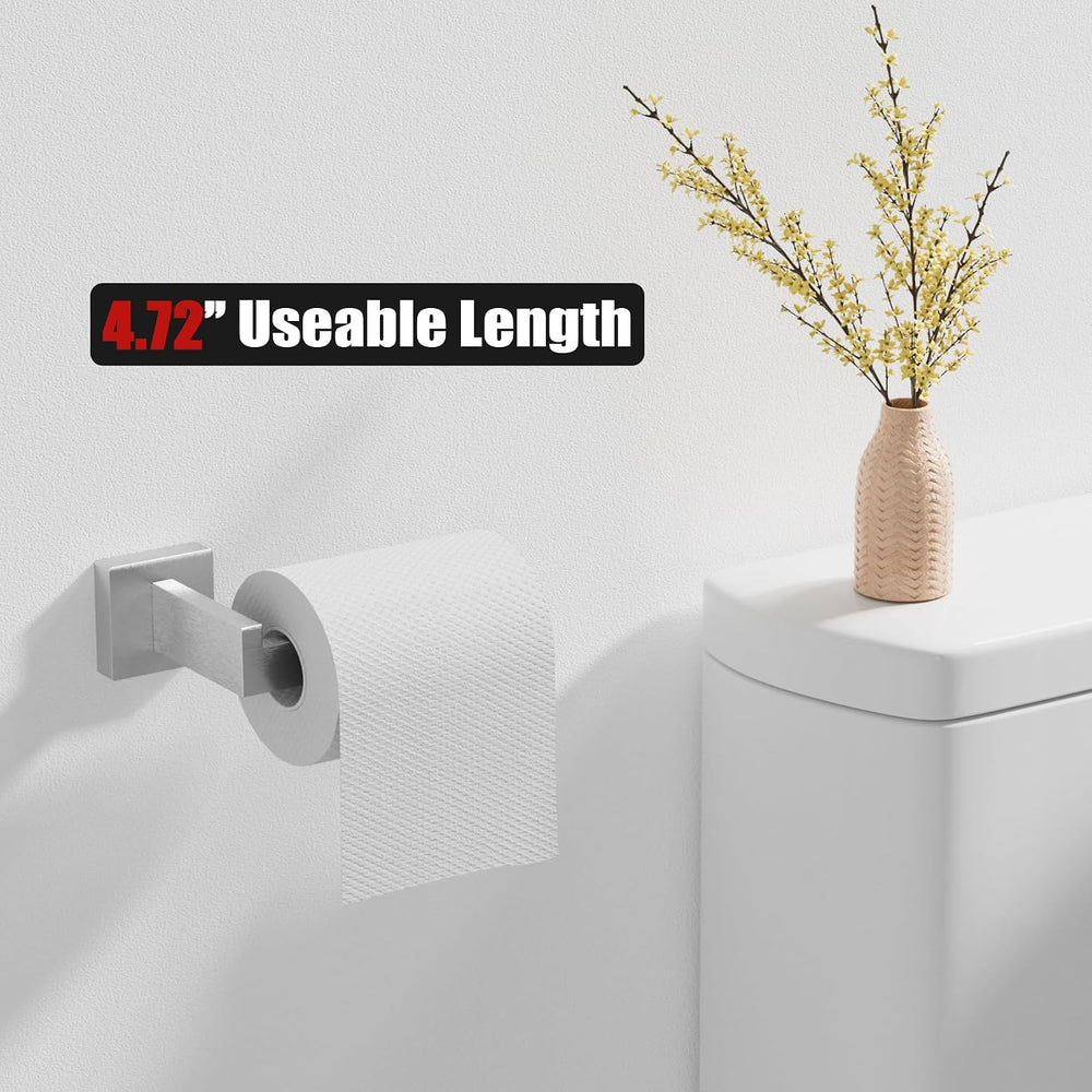 10-Pieces Brushed Nickel Bathroom Accessories Set 23.6 Inch Towel Bar Set.