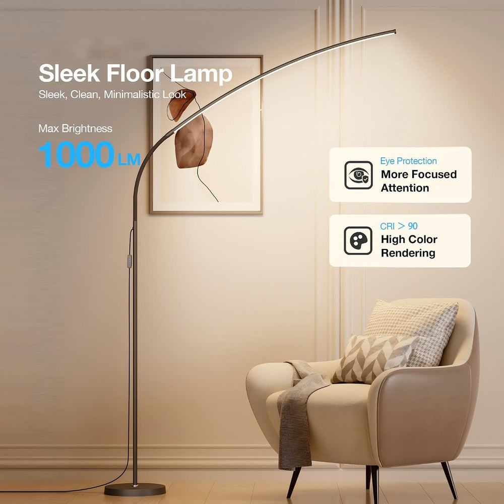 KEINVE Floor Lamp with Remote and Touch Control, 68 Inch Adjustable Standing ...