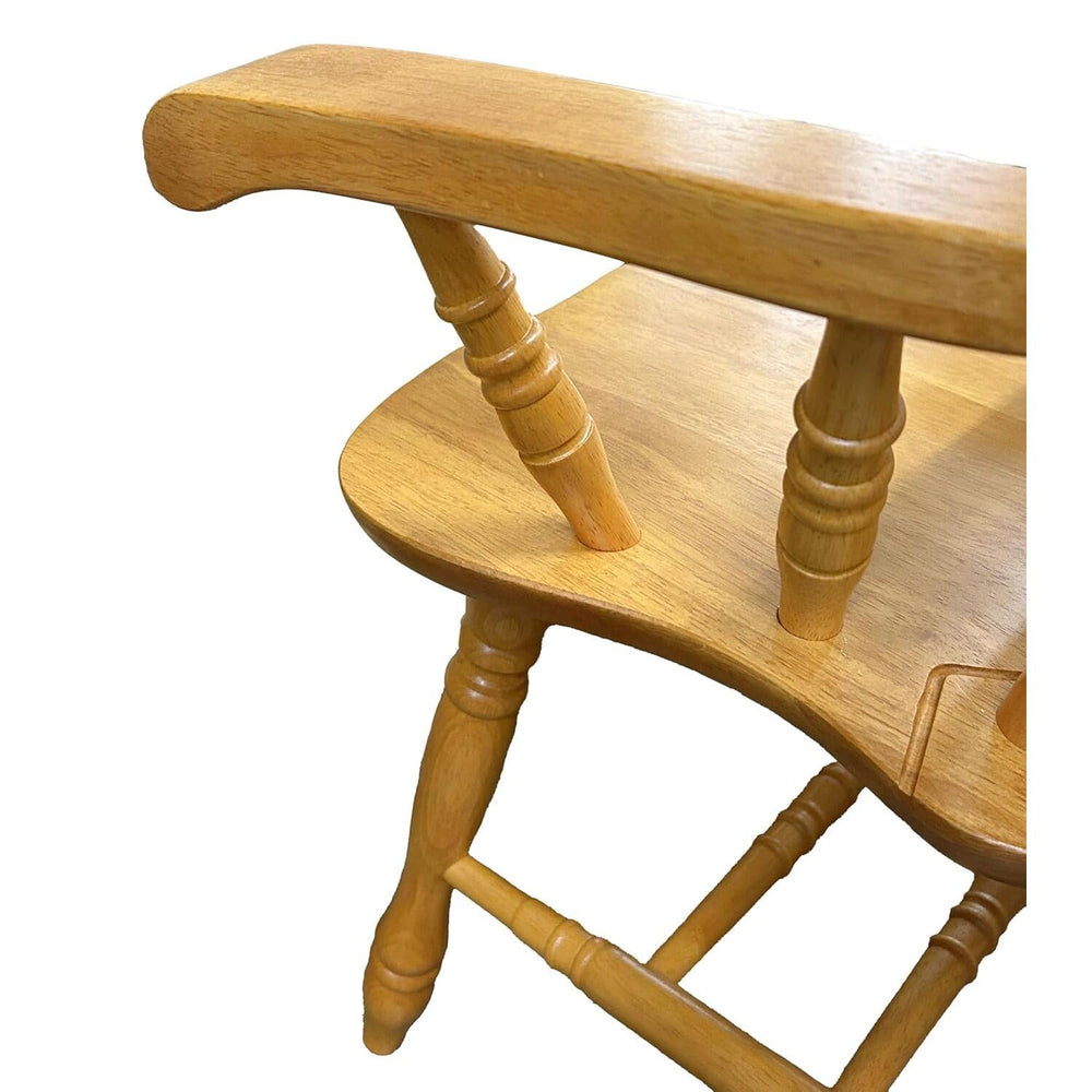 Sunset Trading Comfort Dining Arm Chair, 41", Light Oak