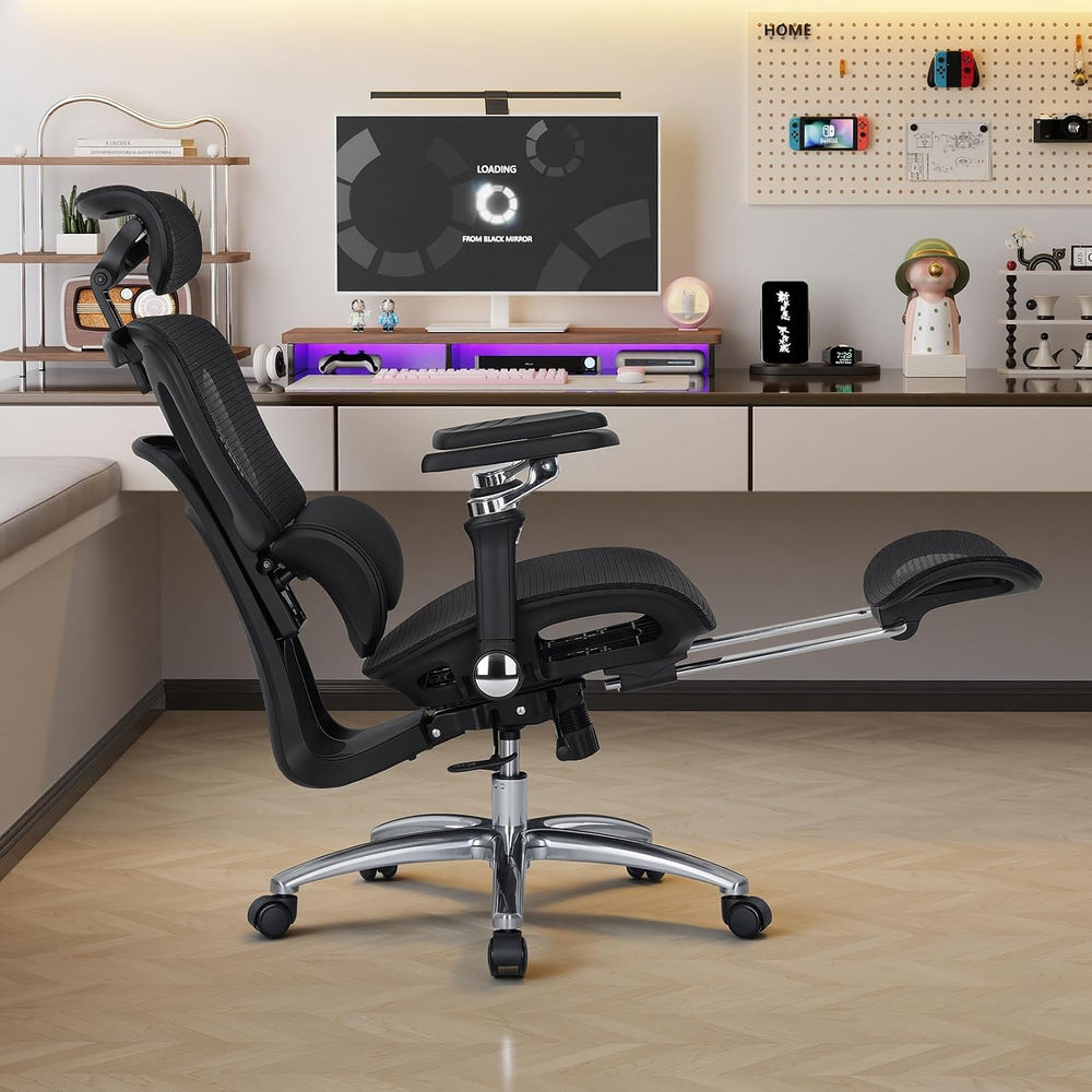 MALOL Ergonomic Office Chair, 400lbs High Back Mesh Desk Chair with 6D Armres...