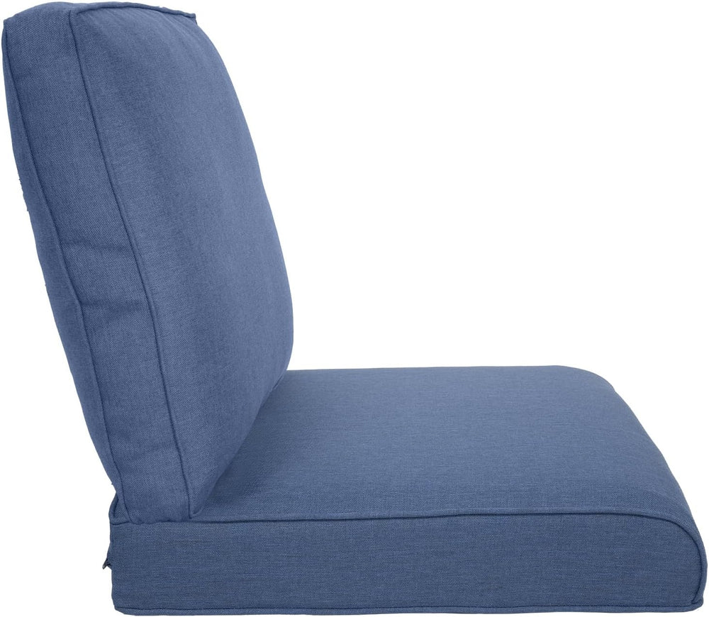 Pop 22x25/22x24 Outdoor Replacement Cushions - 1 Set High Back Deep Seat Pati...