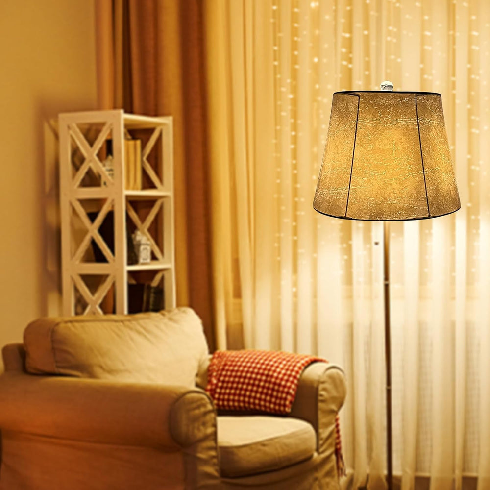 TOOTOO STAR Drum Lampshades Set of 2, 10" Top x 14" Bottom x 10&quo...