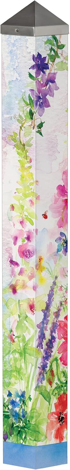 Studio M Art Pole, PVC Weather Resistant Pole with Vinyl Bowl 40 inches Tall ...
