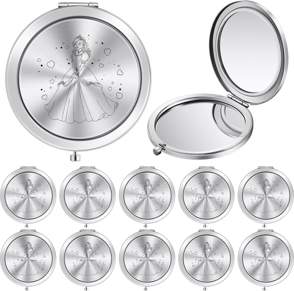 Taiyin 24 Pcs Quinceanera Party Favors for Guests Baptism Compact Mirror Favo...