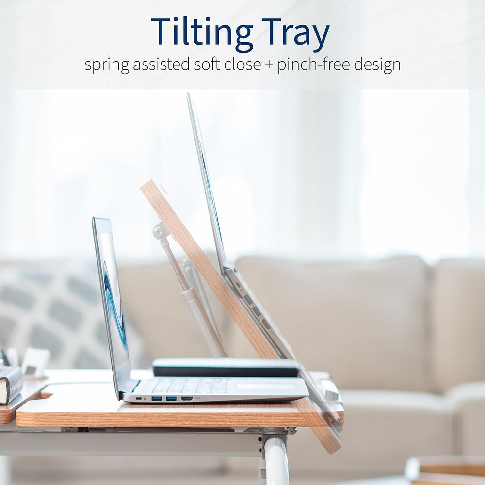 VIVO Tilting Mobile Over the Bed and Recliner Table