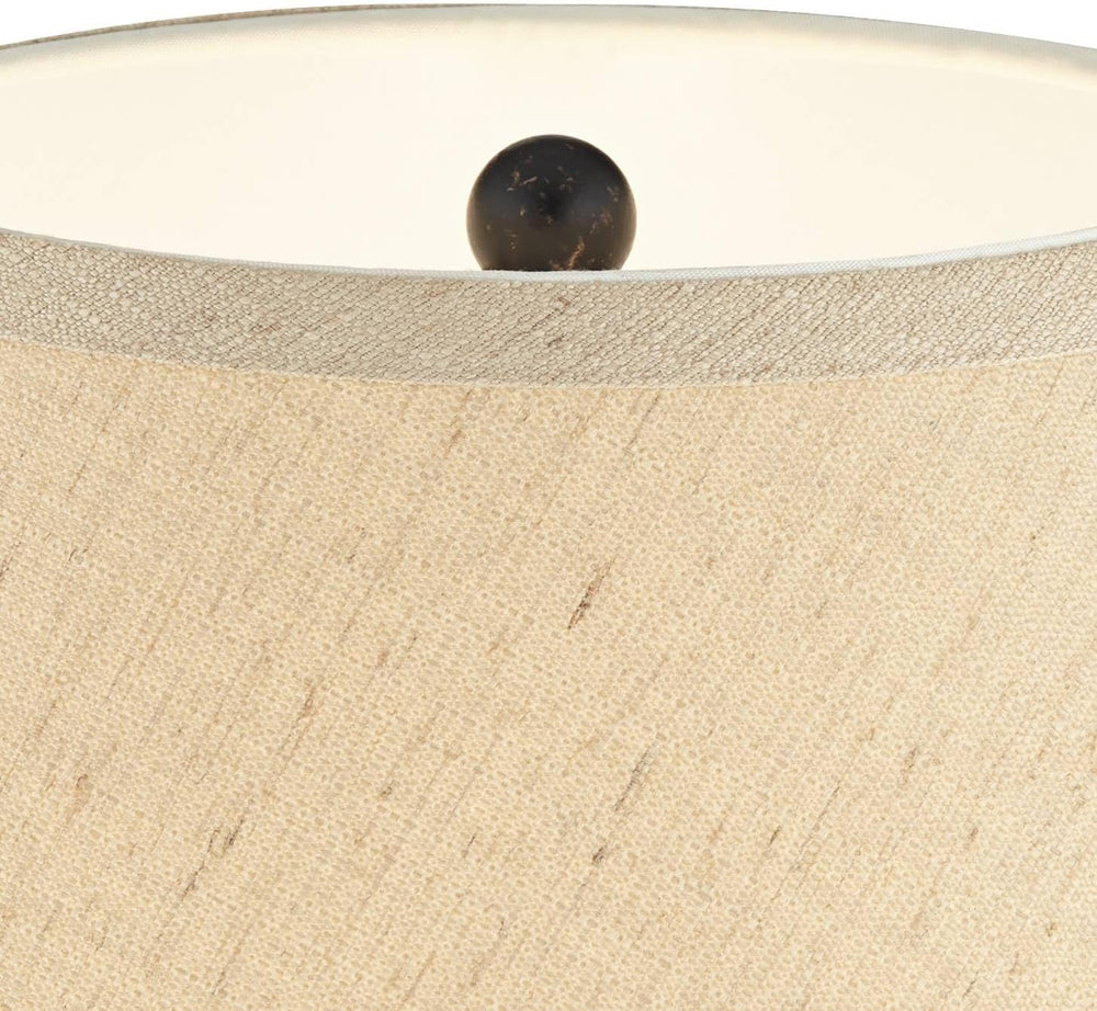 Auburn 25" High Table Lamp Hammered Bronze Brown Vase Modern Vase-Shaped