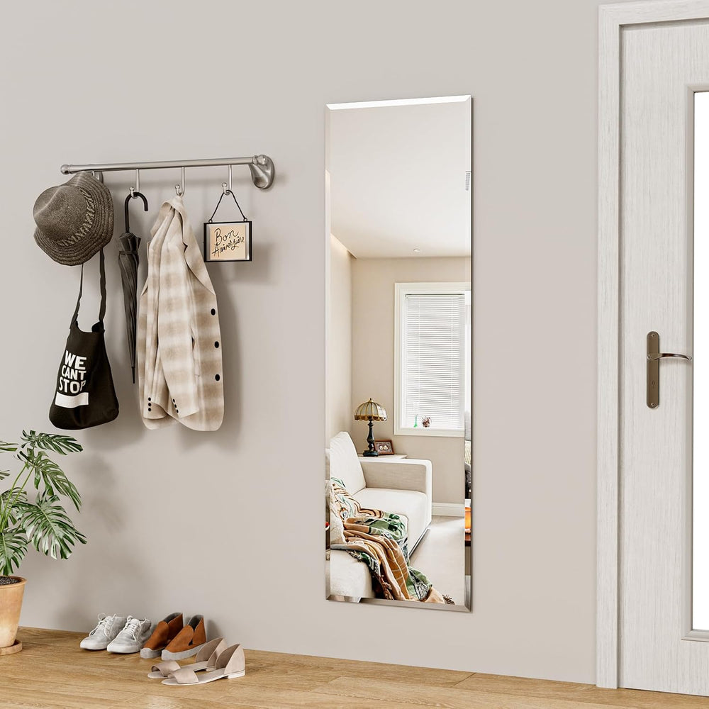 65"x24" Frameless Full Length Wall Mirrors,Rectangular Mirror Full ...