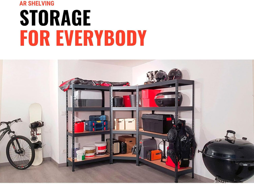 AR Shelving 2400-Lb. Capacity, 71in.H x 60in.W x 18in.D Rivet Shelving Unit, ...