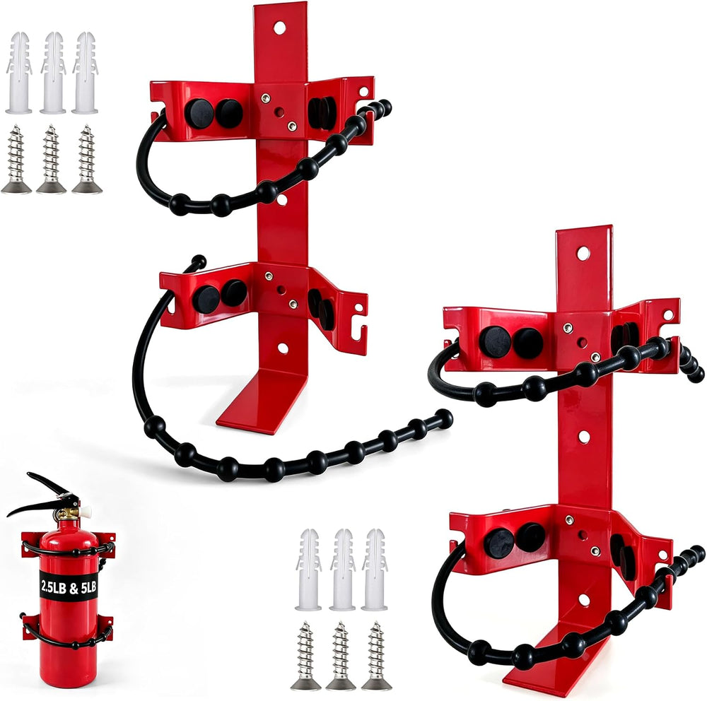 Fire Extinguisher Mount, Adjustable Bracket, 2.5-5 lb