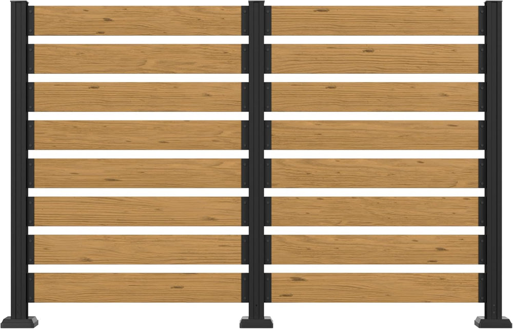 MUPATER 49'' H×78'' W Outdoor Fence Privacy Screen, No Dig Wo...