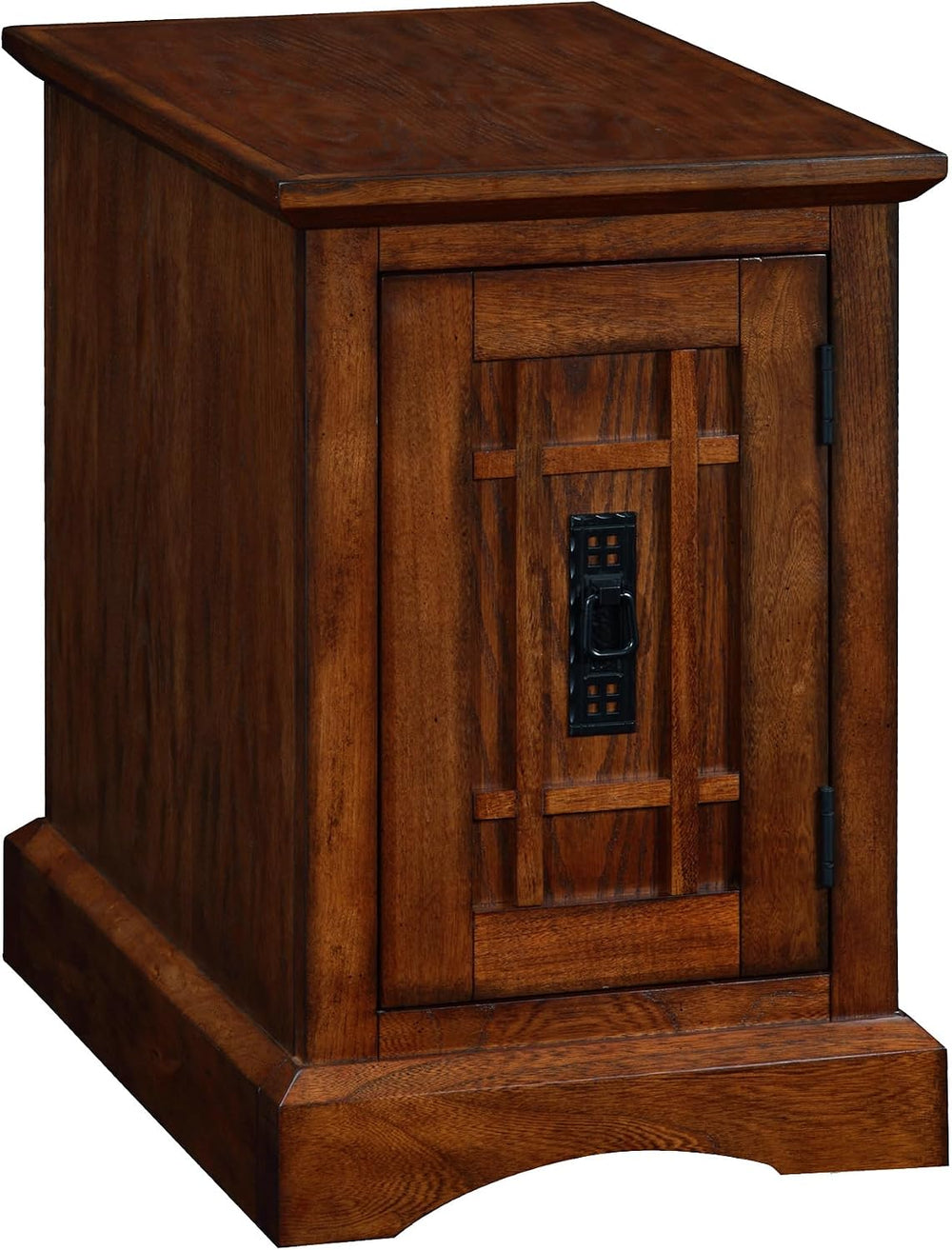 Leick Home Mission Cabinet End Table, 15", Mission Oak