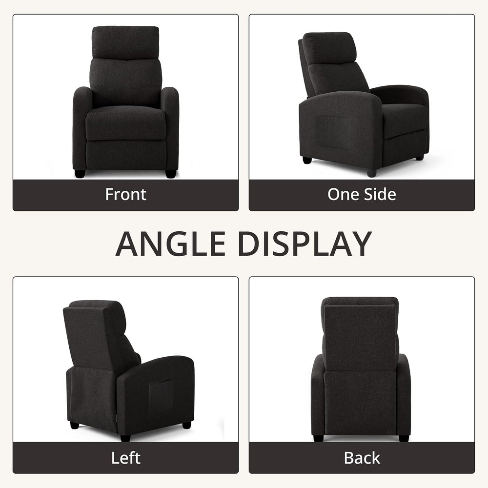 Recliner Chair for Living Room, Modern Adjustable Home Theater