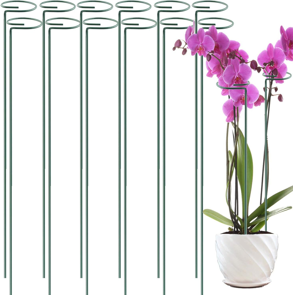 12 Pack 36 inch Plant Support Stakes,Single Stem Plant Support Stake Single P...