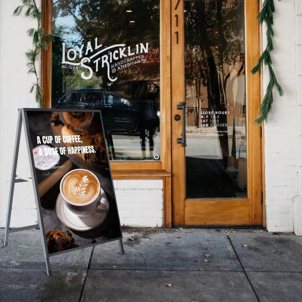 Custom A-Frame Sign Sidewalk Sign 24"x36", Sandwich Board Signs Out...
