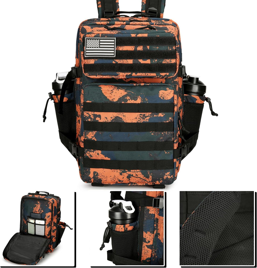 Military 45L Tactical Assault Backpack 3 day assault pack with Molle Waterpro...