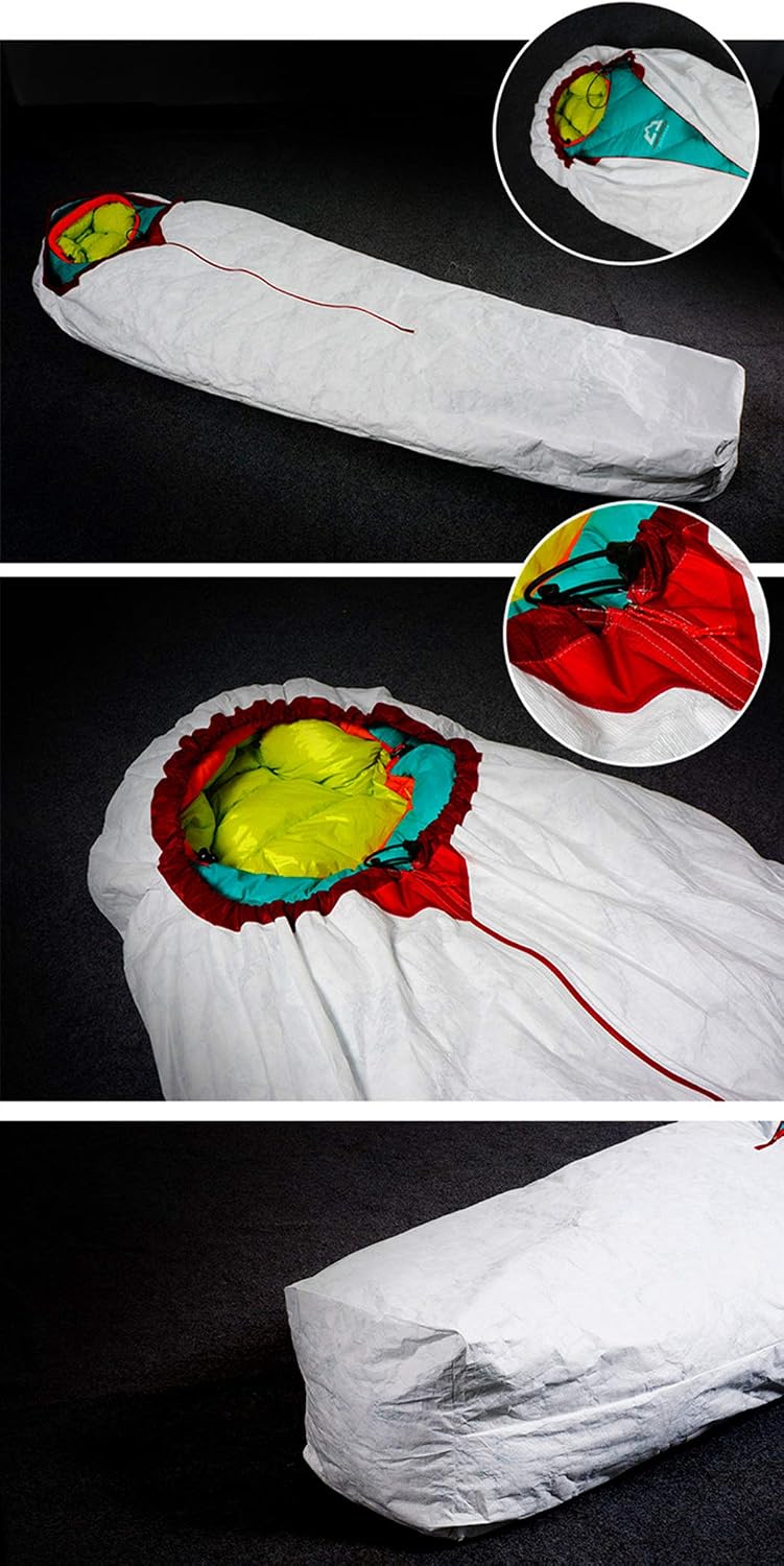 Sleeping Bag Liner, 3F UL GEAR Tyvek Sleeping Bag Cover Liner Waterproof Bivy...